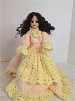 Vintage doll with Handmade dress