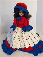 Vintage doll with Handmade dress