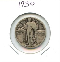 1930 Standing Liberty Silver Quarter