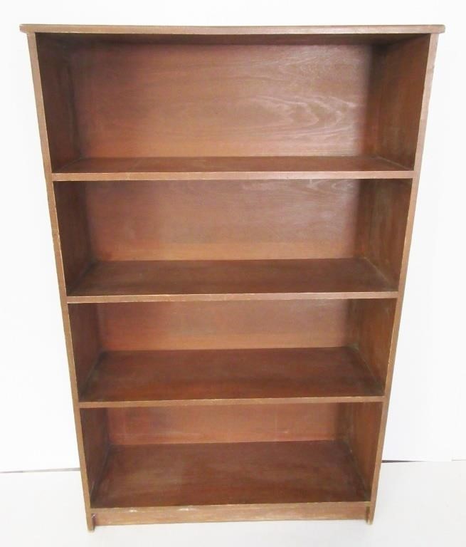 Vintage Book Shelf 30"W x 9.5"D x 4 Ft. Tall