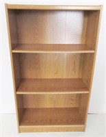 Wood Book Shelf  28"W x 12"D x 47"T