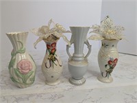 Porcelain bud Vases