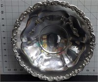 Antique silver plated serving dish 12x4.5