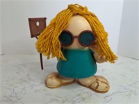 The dawk 1965 Protest hippie doll