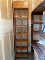Cubicle bookshelf wooden approximate measurements