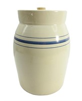 Shakers Pottery Crock w/Lid 12.5"T