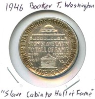 1946 Booker T. Washington Commemorative Silver
