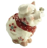 Bico Pig Cookie Jar 11"T has small Chip