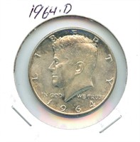 1964-D Silver Kennedy Half Dollar