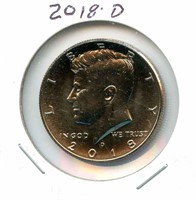 2018-D Kennedy Half Dollar