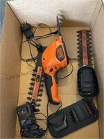 Black & Decker hand, trimmer and charger,