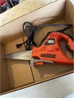 Black & Decker electric saw tested and works