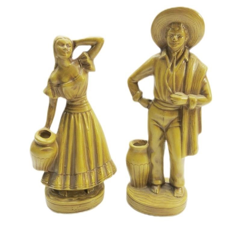 Ceramic Hispanic Figurines 13"T
