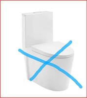 St.Tropez One-Piece Elongated Toilet  Tank Only