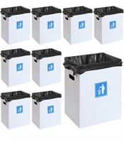 10 Pcs 13 Gallon Disposable Trash Cans