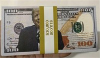 100x Donald Trump $100 banknotes