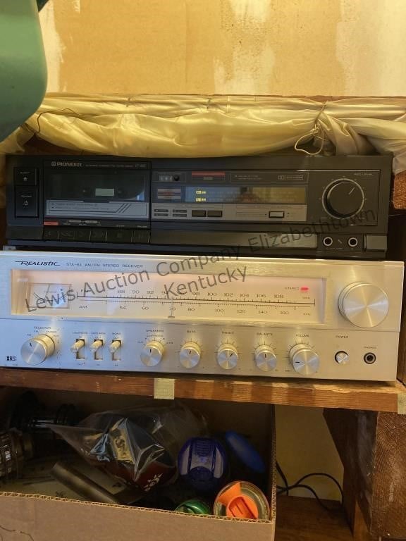 Realistic stereo, system, pioneer cassette