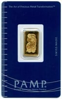 PAMP 2.5 gram Fine Gold 999.9