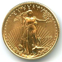 1999 U.S. $5 American Gold Eagle Coin - 1/10 oz