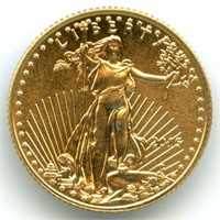 2015 U.S. $5 American Gold Eagle Coin - 1/10 oz