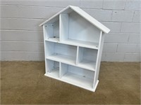 Simulated Wood Open Bookshelf