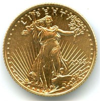 2023 U.S. $5 American Gold Eagle Coin - 1/10 oz