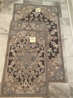 Three rugs 2 are 21x31 and one is 44x28