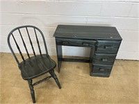 Wooden Desk with Chair