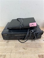 DVD and VHS Player untested