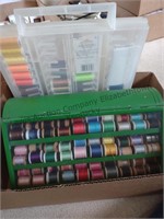 Box of thread in cases