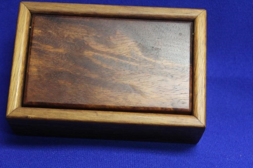A Wooden Advertising Box