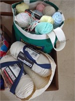Two boxes of yarn