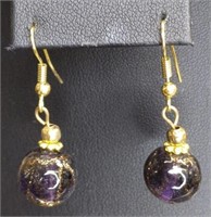 Safari Murano Glass beaded earrings