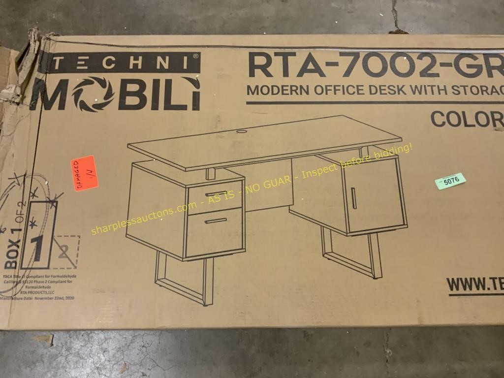 Techni desk (Box 1 of 2 ONLY)