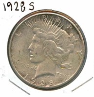 1928-S Peace Silver Dollar