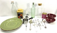 Kitchen Canisters & Silverware