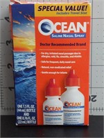 New ocean saline nasal spray