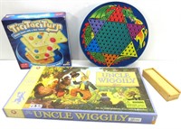 Games, Tic Tac, Checkers, Uncle Wiggily