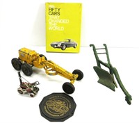Vintage Tractor, Metal toys,Car Book