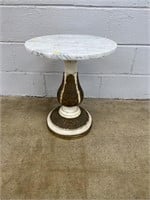 Vtg. Marble Top Stand