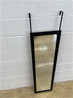 Plastic Framed Over-the-door Hanging Mirror