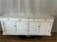 White Classical Look Sideboard Some Wear