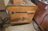 Rolling Cabinet with spade Bits