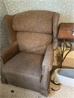 Fabric covered recliner