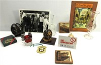 Misc. Items, Signed Photo, Pewter Owls
