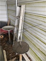 5 foot lightweight, aluminum ladder, sundial,