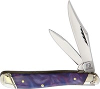 Rough Ryder Peanut Purple Swirl knife