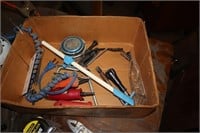 Box of Handtools, Wrenches, Screwdrivers,