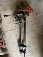 Vintage outboard, gas engine