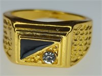 Gold tone ring size 10.25